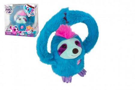 TM Toys Zvířátko Slowy - plyšový lenochod 24m +  Tyrkysová
