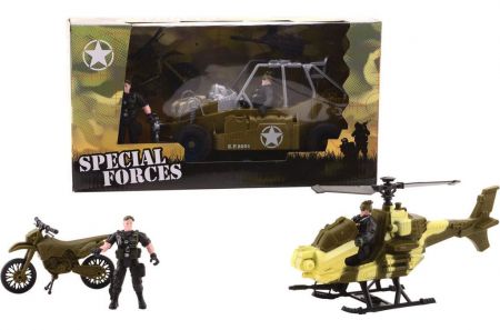 Johntoy Vojenská sada Combat Force 35 cm