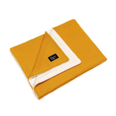 Eseco Pletená deka WINTER Mustard