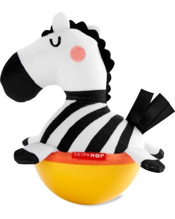 SKIP HOP Hračka Wobble ABC & ME Zebra se zvukem zvonění