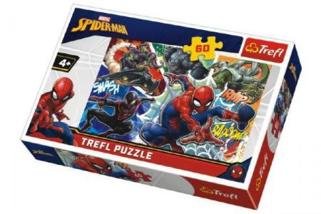 Trefl Puzzle Statečný Spiderman Disney 60 dílků 