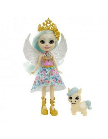 Mattel Enchantimals Panenka a zvířátko DVH87 Paolina Pegasus a Wincley