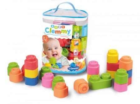 Clementoni Clemmy baby - 24 kostek v plastovém pytli