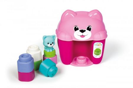 Clementoni Clemmy baby - kyblík s kostkami kočička
