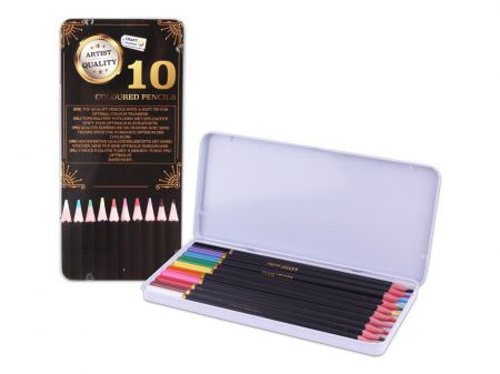 RMS Pastelky Exclusive art v plechové krabičce 10 ks