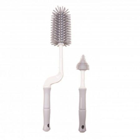 Bo Jungle Kartáč na láhve B-Bottle Brush Set Grey