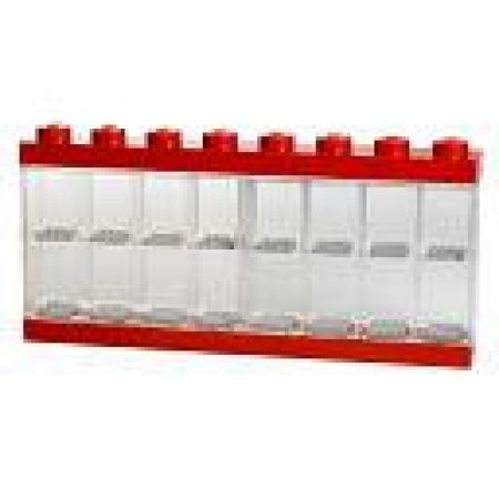 Sběratelská skříňka na 16 minifigurek LEGO Červená