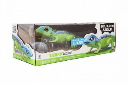 Teddies Ještěrka RC plast 35cm na ovládání na baterie se světlem 