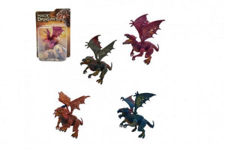 Teddies Plastový drak 12 cm