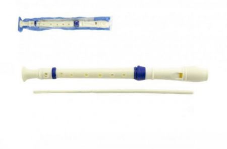 Teddies Flétna plast 33cm s čistítkem