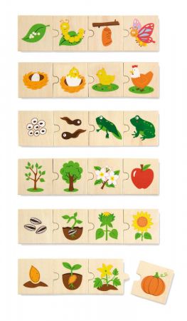Viga Dřevěné puzzle - evoluce