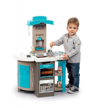 Smoby Kuchyňka Tefal Bubble skládací elektronická, modrá