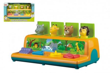 Teddies Vyskakovací zvířátka plast 25x14 cm 