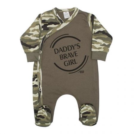 NEW BABY Kojenecký overal New Baby Army girl Vel. 74