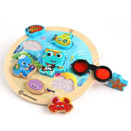 Baby Einstein Hračka dřevěná puzzle Submarine Adventure Hape 18 m+