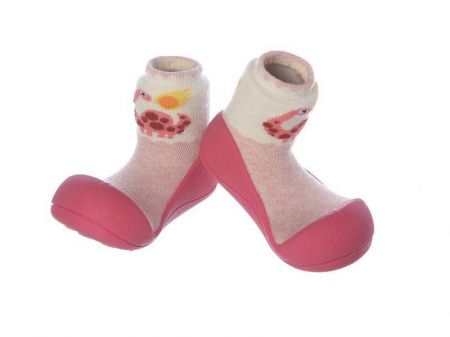 Attipas Botičky Dinosaur Fuchsia  Vel. M (109-115mm)