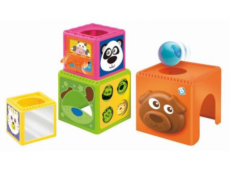 B kids Skládací kostky Busy Baby Stackers