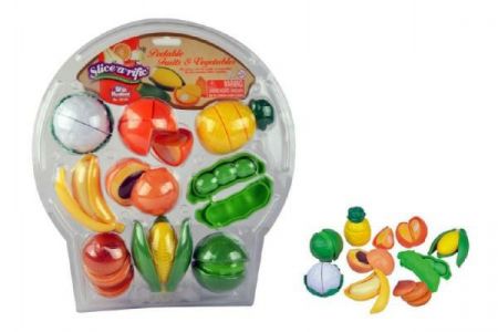 Teddies Krájecí ovoce a zelenina plast 28ks na blistru 