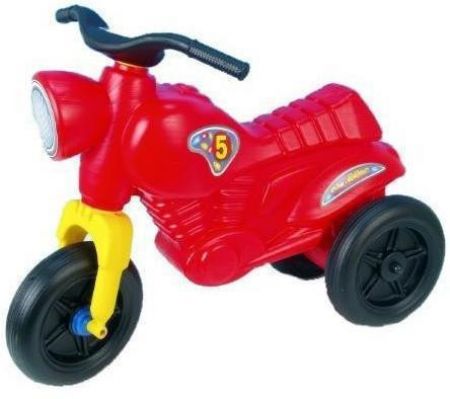 Teddies Odrážedlo CLASSIC Motor plast výška sedadla 31cm nosnost do 50kg asst 2 barvy od 3 let Červené