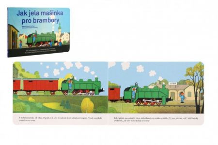 Albatros Knížka Jak jela mašinka pro brambory CZ 24x16 cm 24 m+