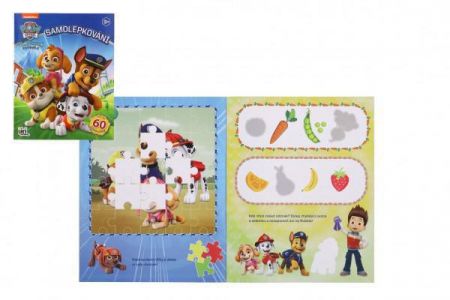 Jiri Models Sešit Samolepkování Paw Patrol/Tlapková patrola se samolepkami