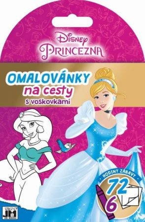 Jiri Models Omalovánky na cesty s voskovkami Disney Princezny