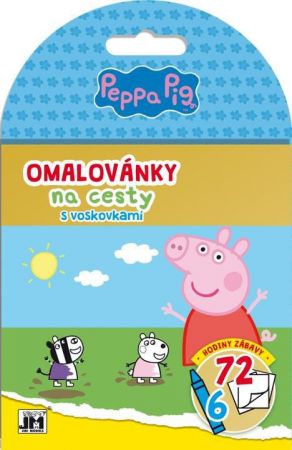 Jiri Models Omalovánky na cesty s voskovkami Prasátko Peppa