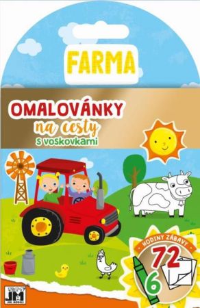 Jiri Models Omalovánky na cesty s voskovkami Farma