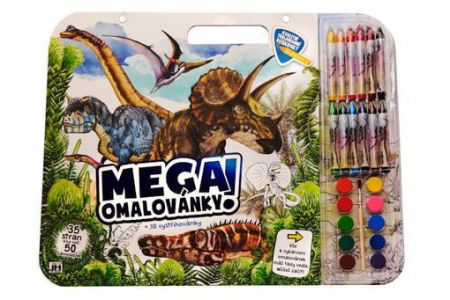 Jiri Models Mega omalovánkový set - Dinosauři