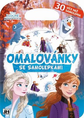 Jiri Models Omalovánky se samolepkami - Ledové království 2
