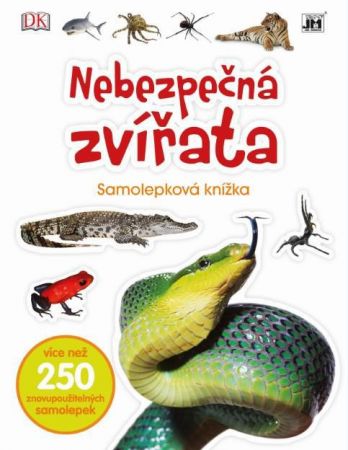 Jiri Models Naučná samolepková knížka - Nebezpečná zvířata