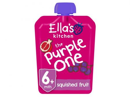 Ella's Kitchen BIO Purple one ovocné pyré s černým rybízem (5x90 g)