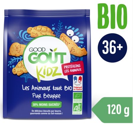 Good Gout BIO Máslová zvířátka 120 g