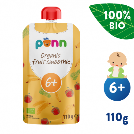 Salvest Kapsička Ponn BIO Ovocné smoothie s ananasem (110 g) 6m+