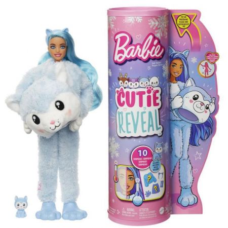 Mattel Barbie Cutie Reveal zima panenka serie 3 Liška
