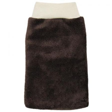 Babyrenka velká žínka pro miminka Polar Fleece s nápletem 25x16 cm Brown