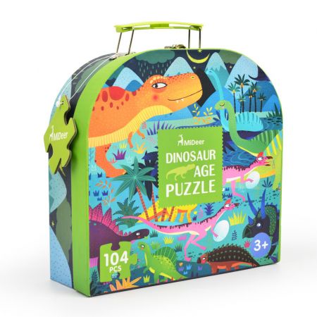 Mideer Puzzle v dárkovém balení V době dinosaurů