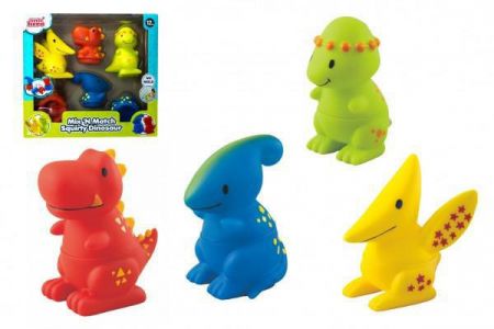 Teddies Dinosaurus skládací gumový 