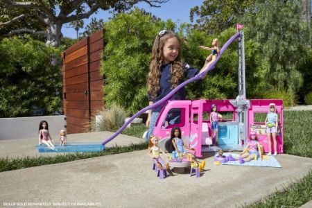 Mattel Barbie karavan snů s obří skluzavkou