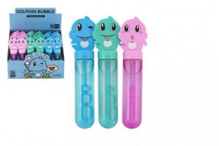 Teddies Bublifuk delfín 14 cm Modrý