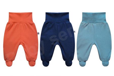 Baby Service Bavlněné polodupačky s rozepínáním Modré Vel. 56