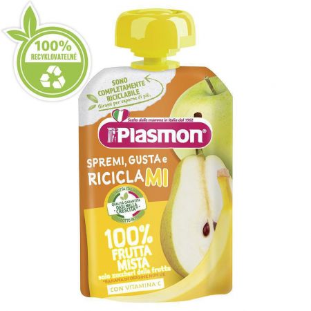 PLASMON Kapsička bezlepková ovocná 100 g, 6 m+ Mix