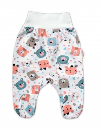 Baby Nellys  Bavlněné kojenecké polodupačky New Teddy, Baby Nellys, Růžové
 Vel. 68