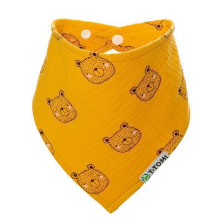 T-tomi Bio Mušelínový slintáček/bryndáček Bears