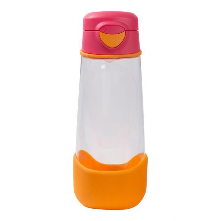 B.box Sport láhev na pití 600 ml Růžová/oranžová