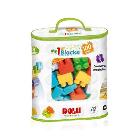 Dolu Moje první velké kostky 100 ks