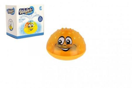 Teddies Hračka do vody stříkací se světlem 10 cm žlutá