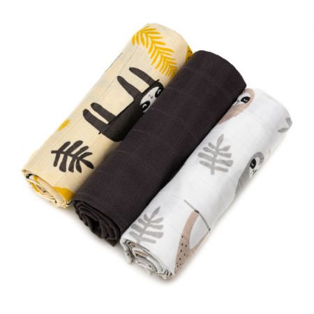 T-tomi Tetra pleny High quality, s potiskem, 70x70 cm Sloths