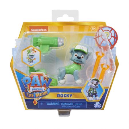 Spin master Tlapková patrola figurky s akční výbavou Rocky