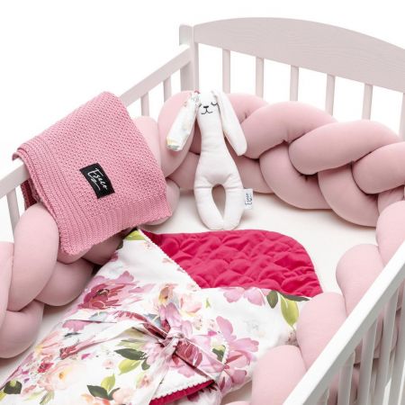 Eseco Pletený mantinel 180 cm Pink